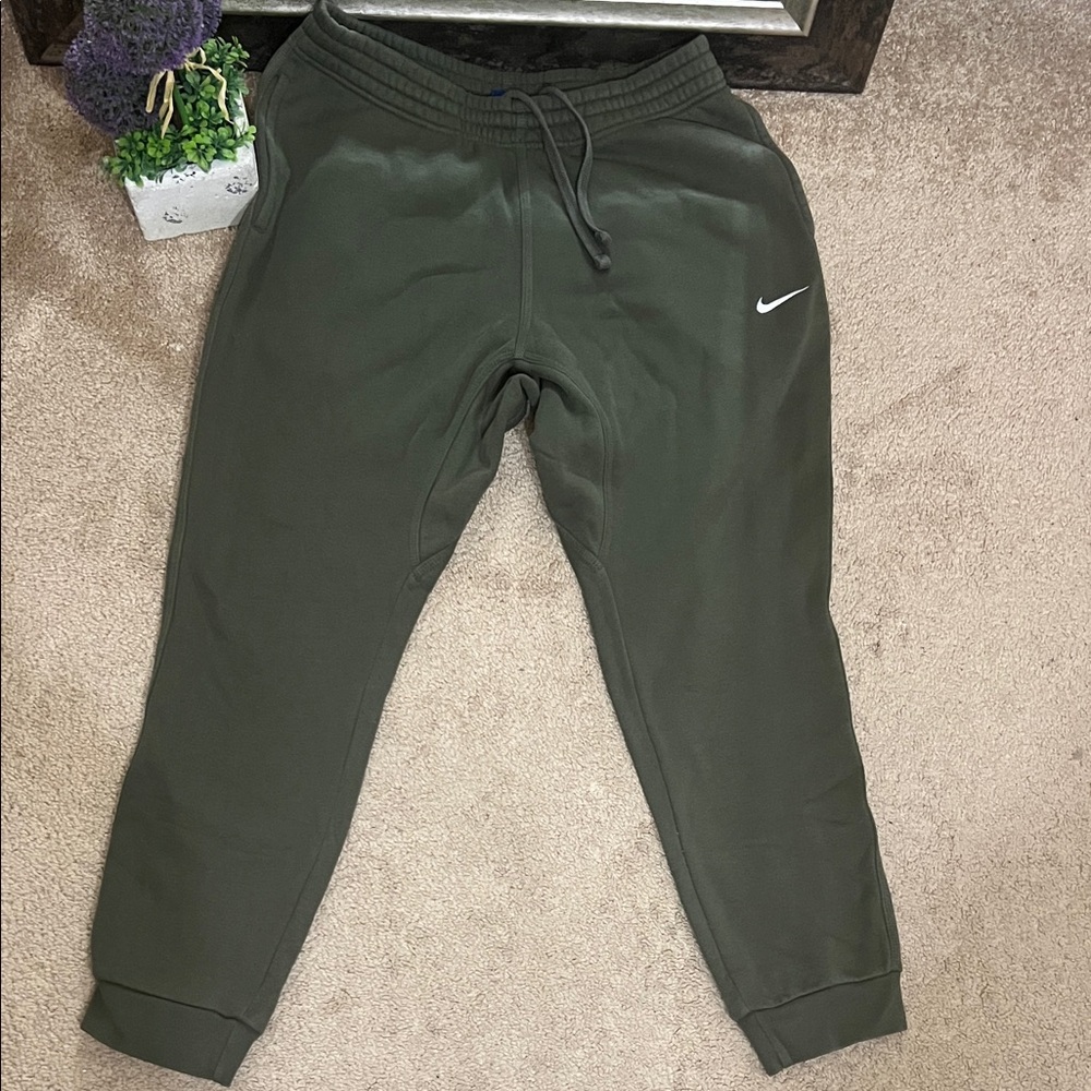 Nike Mens Dark Green Sweatpants